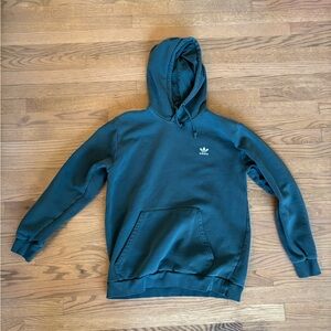 Adidas Green Hoodie Sweatshirt: Large